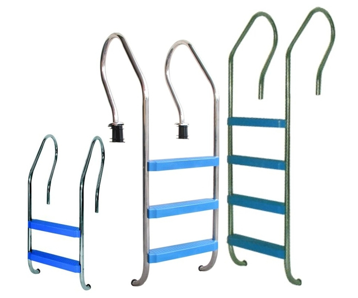 Escalera Vulcano AISI Peldaño Plastico