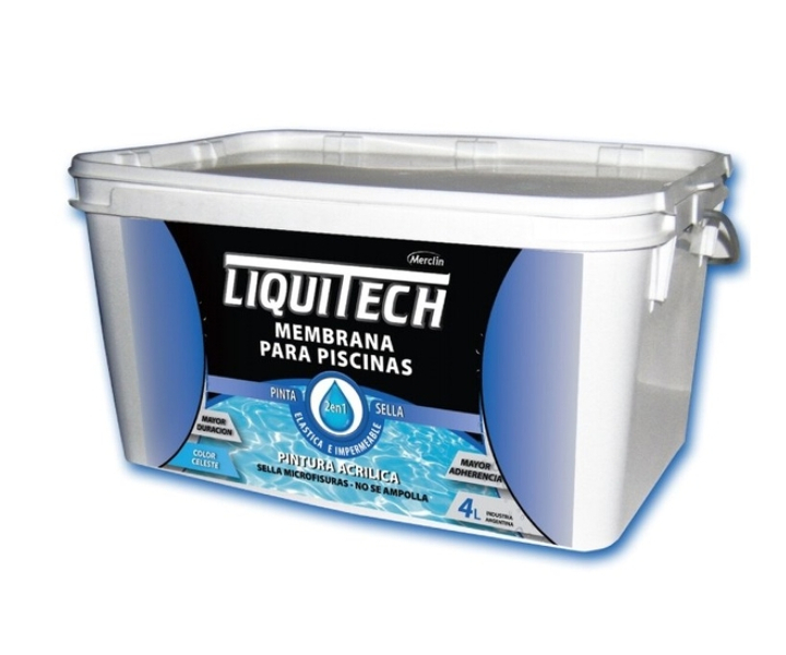 Pintura Membrana Para Piscinas Liquitech title=