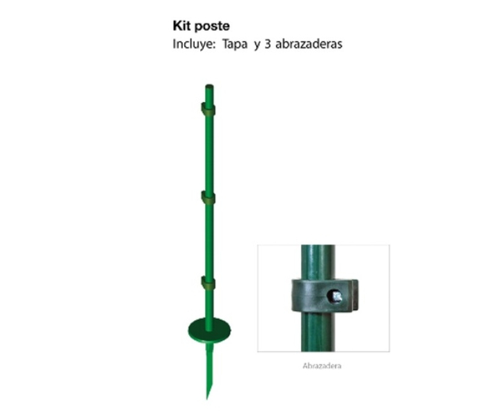 Poste para Cerramiento Kit Lanza title=